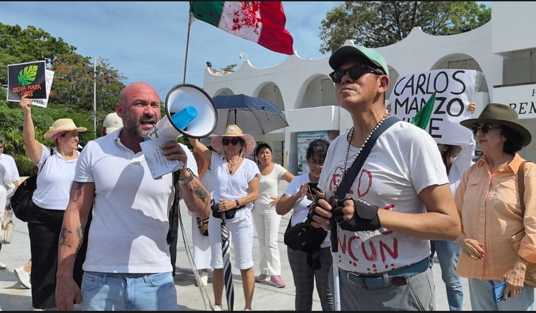 Marcha por la paz en Quintana Roo. Foto: Adriana Varillas/EL UNIVERSAL