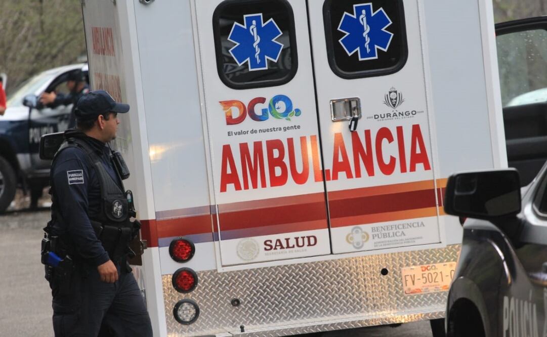 Ambulancia atacada a balazos Foto: Cortesía