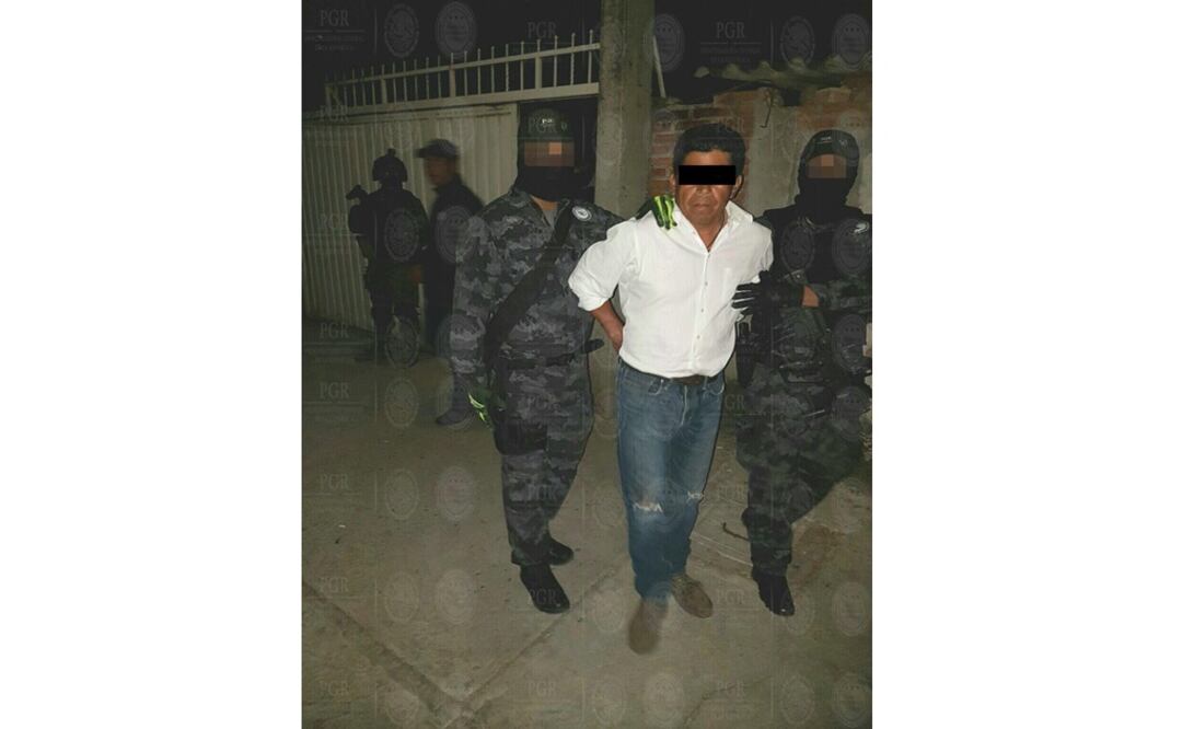 “El Chowi” fue detenido en la localidad de San Gabriel de las Palmas  durante el cumplimiento de un cateo. /Especial