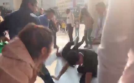 Campesinos golpean a activistas LGBT en Bellas Artes