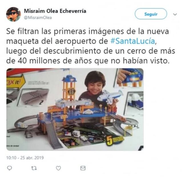 Tunden memes al "cerro conservador" de Santa Lucía