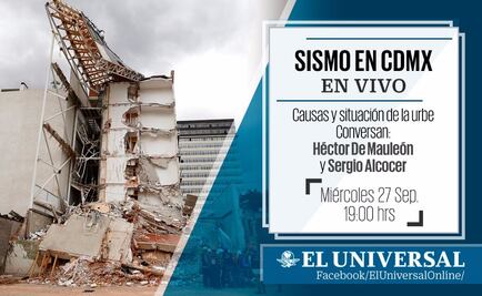 De Mauleón y Alcocer charlan sobre el sismo en la Ciudad de México