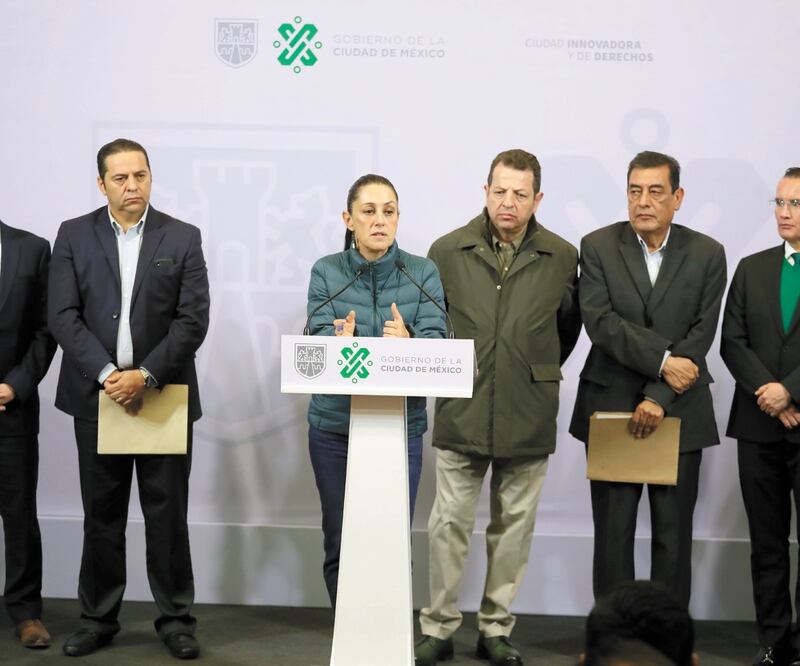 La mandataria capitalina, Claudia Sheinbaum Pardo, recordó que en su gestión se busca erradicar la corrupción “donde todavía pueda subsistir”. Foto: GERMÁN ESPINOSA. EL UNIVERSAL