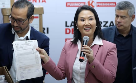 Keiko Fujimori confirma ventaja, al escrutarse el 100% de la votación en Perú; anuncio formal será el 3 de julio