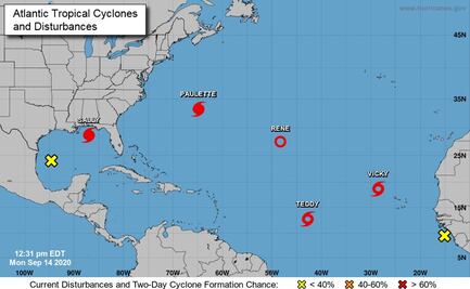 “Sally” se convierte en huracán; amenaza Mississippi y Alabama