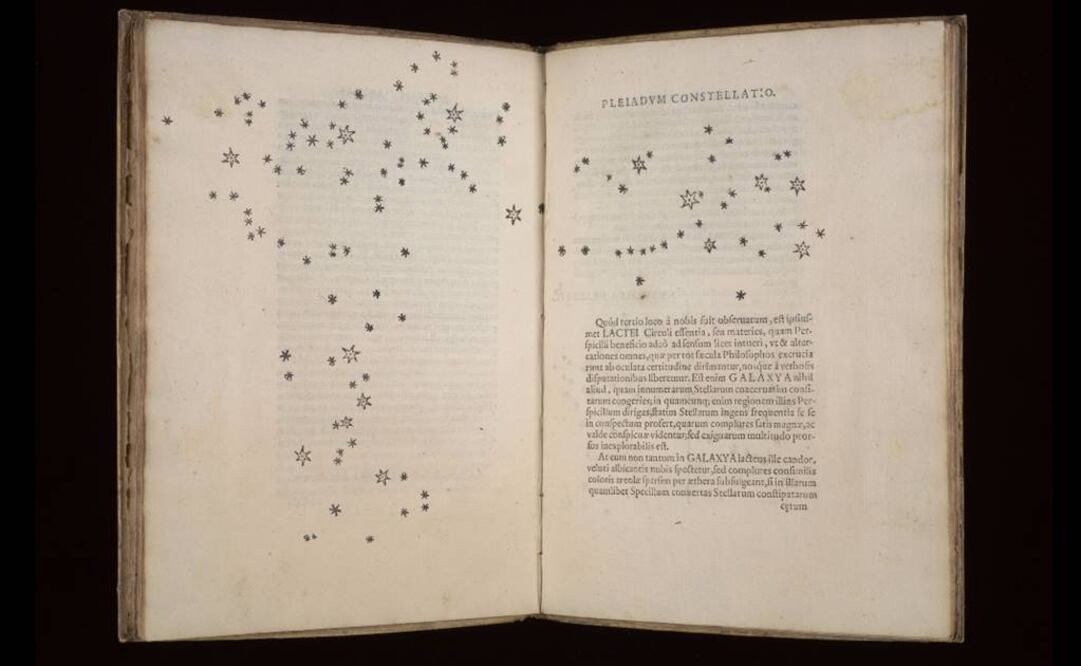 La muestra incluye al "Sidereus nuncius" (1610), el primer tratado científico de Galilei basado en observaciones astronómicas realizadas con un telescopio. (FOTO: Tomada de lib.cam.ac.uk)