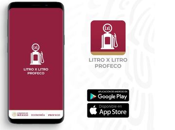"Litro x Litro", la nueva app de gasolina de la Profeco