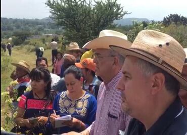 Equipo de transición de AMLO escucha detonaciones durante recorrido