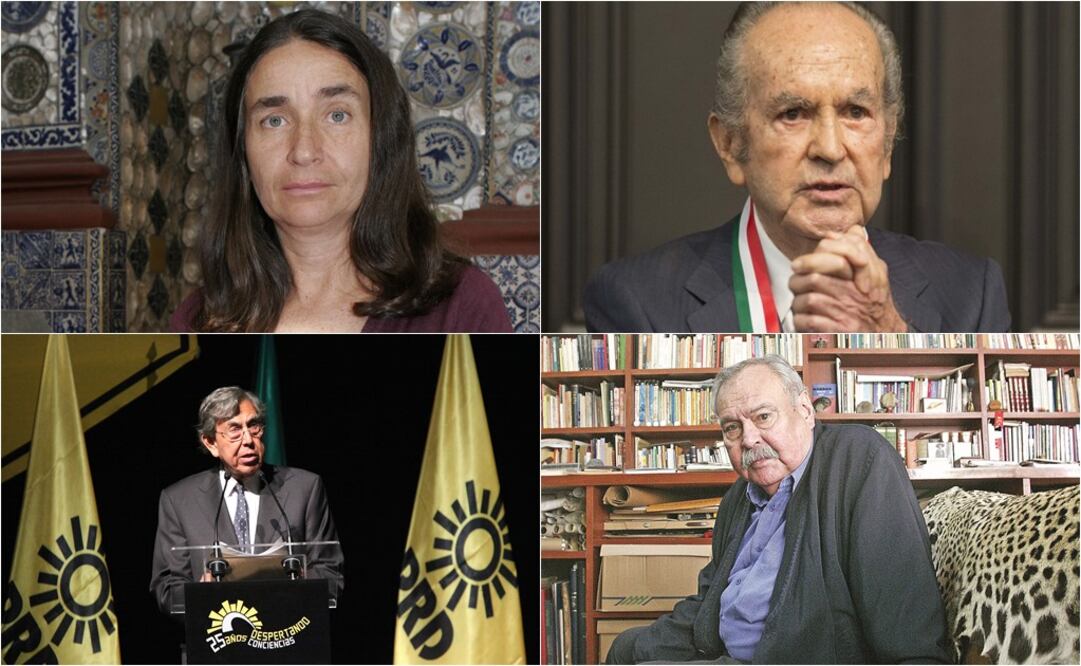Algunos condecorados: Julia Carabias (2017); Alberto Baillères (2015); Cuauhtémoc Cárdenas (2011); y Eraclio Zepeda (2014) (Foto: Archivo / EL UNIVERSAL)