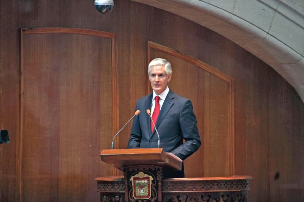 Competitivo. En el Centro de Convenciones y Exposiciones de Toluca, Del Mazo reconoció el potencial industrial del estado (ESPECIAL)