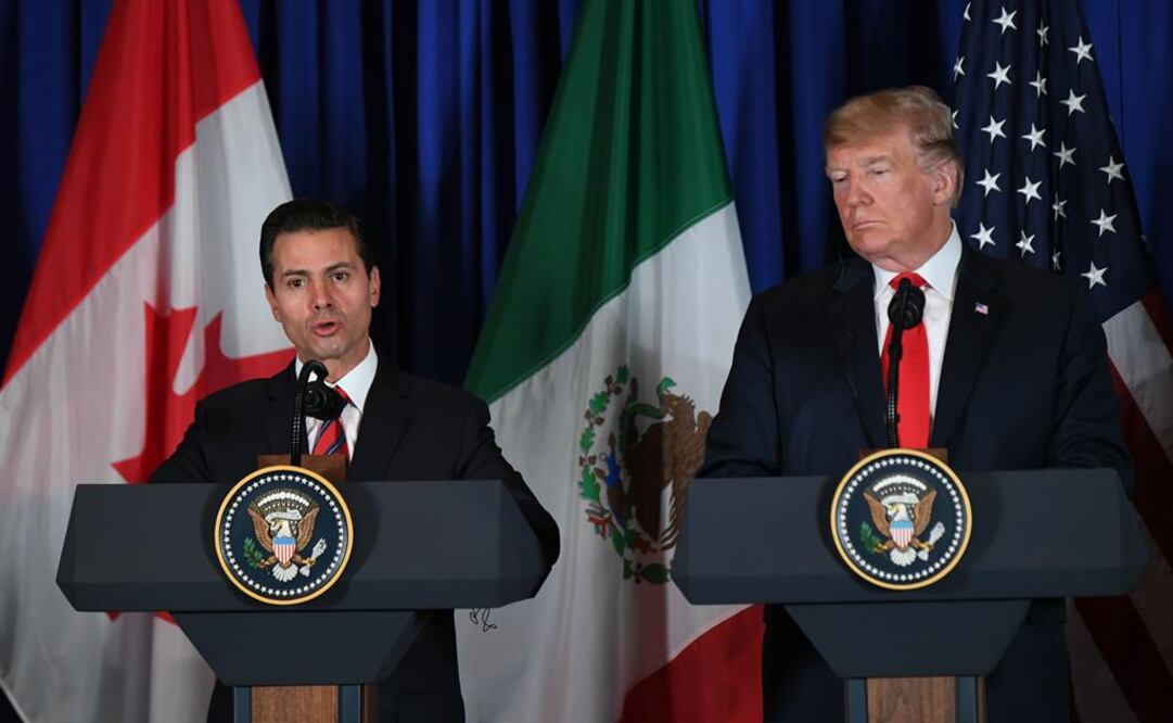 Peña Nieto y Trump en el G-20
