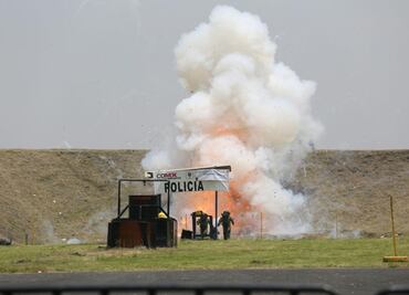 SSP capitalina destruye 8 toneladas de pirotecnia