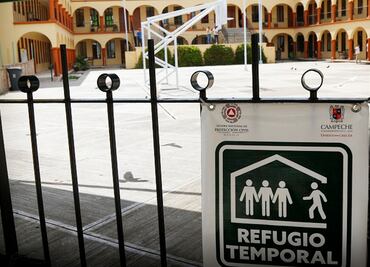 Revisan 583 refugios en Campeche por temporada de lluvias y ciclones