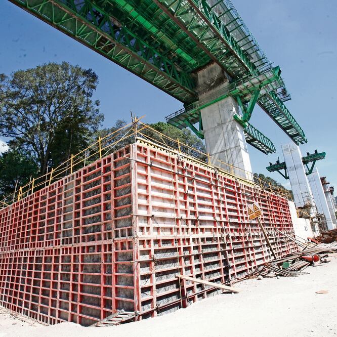 La dependencia dijo que los trabajos están parados en los accesos de San Juan Coapanoaya hasta San Jerónimo Acazulco. (JORGE ALVARADO. EL UNIVERSAL)