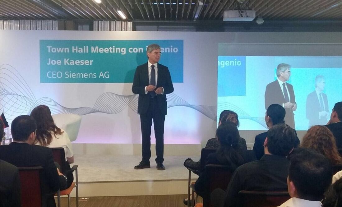 Joe Kaeser, presidente y CEO de Siemens AG, formará parte de la delegación que acompañará a la canciller alemana. /Especial