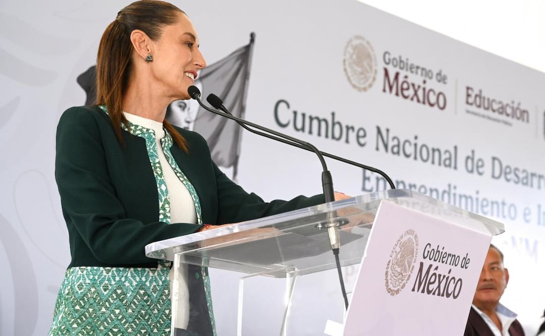 Claudia Sheinbaum anuncia creación de fondo con el Tecnológico Nacional de México (26/11/2025). Foto: Especial