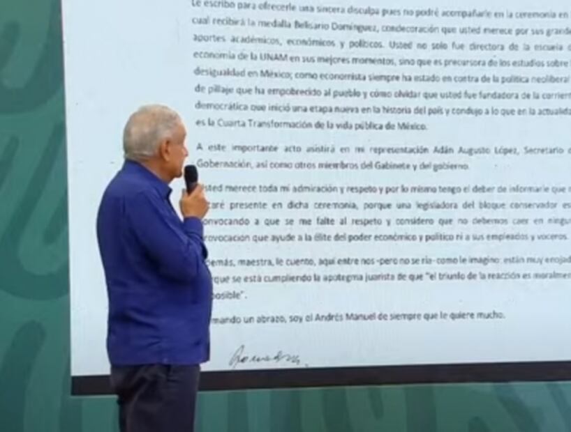 La mañanera de AMLO, 4 de octubre, minuto a minuto