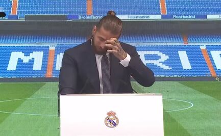 Entre lágrimas, Sergio Ramos se despide del Real Madrid