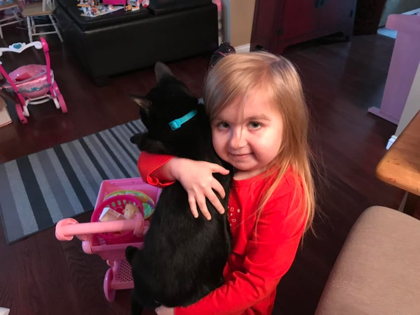 Audrey Nethery cuando era pequeña. Foto: Facebook