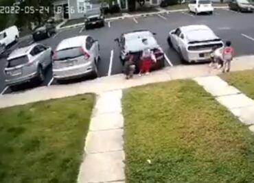 Captan en video cómo niños quedan atrapados en un tiroteo en Virgina