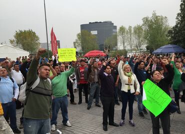 Naucalpan: Resguardan ayuntamiento por protesta de OAPAS