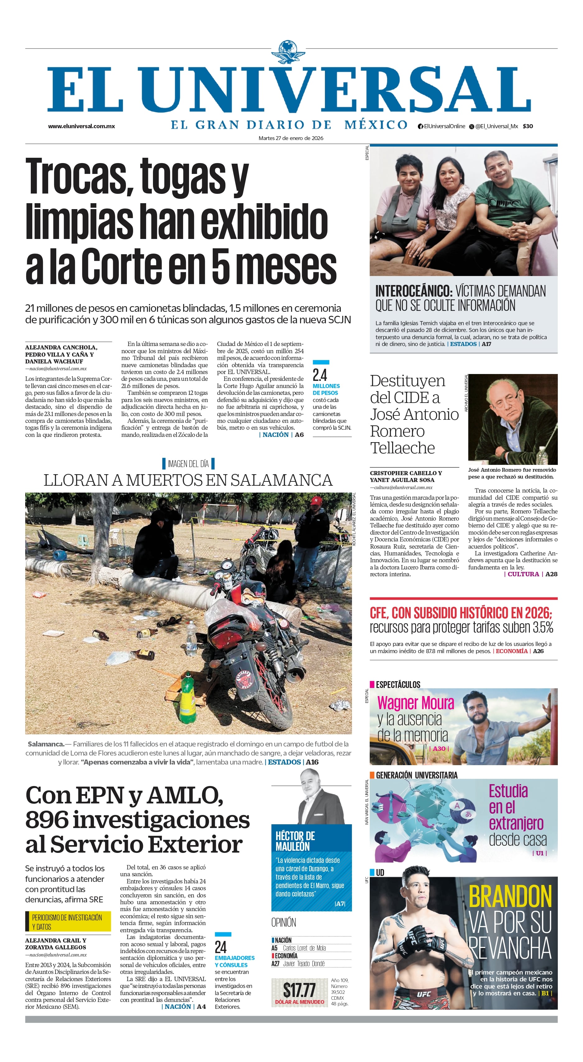 Portada impresa