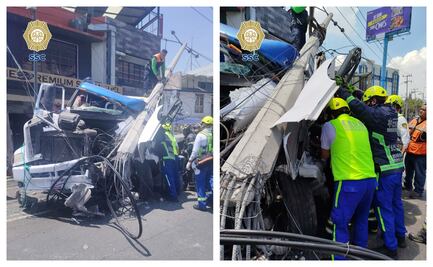 Chofer de camión que chocó contra poste en la GAM sigue hospitalizado; se analiza acusarlo de lesiones