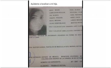 Hallan cadáver de Anayetzin tras salir con su novio el fin de semana