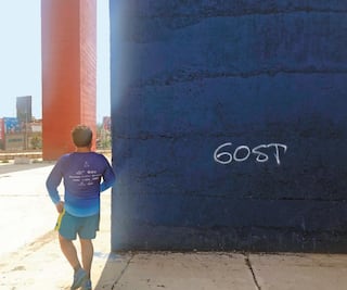 Dañan con grafitis dos de las torres en Satélite