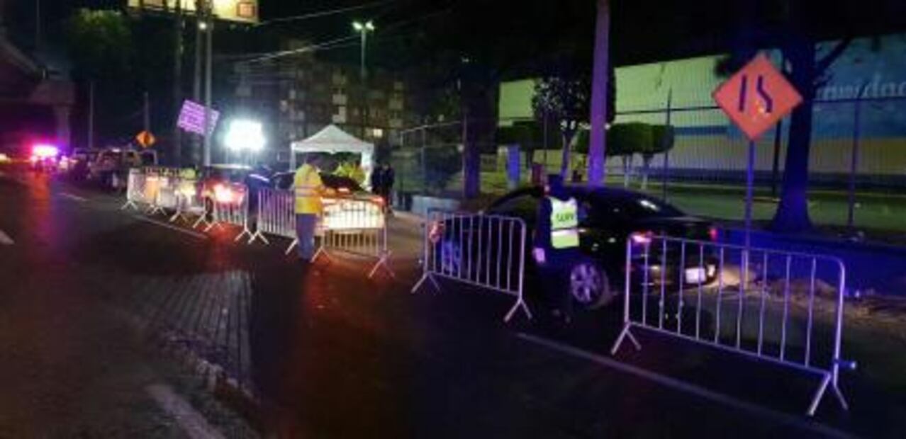 Detienen a 64 en alcoholimetro de Tlalnepantla durante diciembre