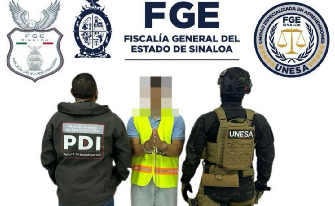 Detienen a presunto feminicida de la maestra Anyella en Sinaloa (01/11/2025). Foto: Especial