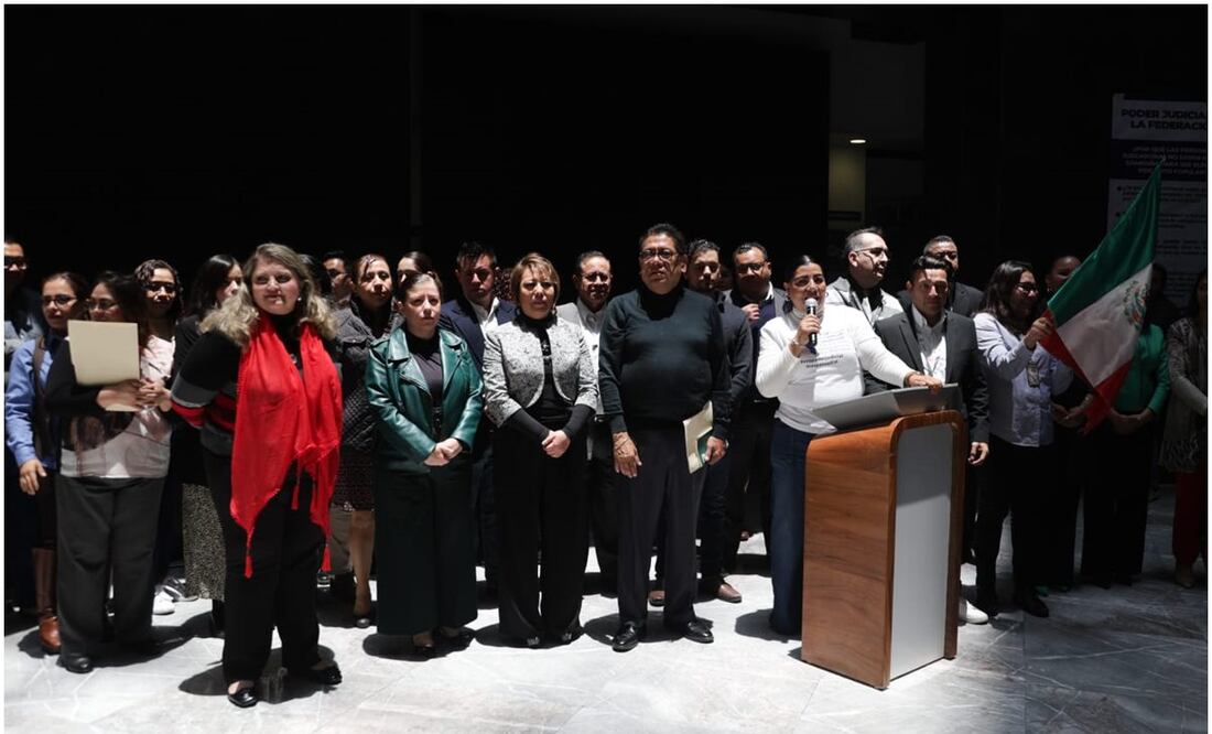 Se reúnen trabajadores del Consejo de la Judicatura Federal. Foto: Carlos Mejía/EL UNIVERSAL