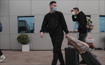 Messi se integra a la concentración de Argentina