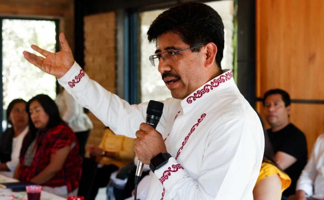 Hugo Aguilar Ortiz, abogado de origen mixteco y actual coordinador General del INPI. Foto: tomada de X @HugoAguilarOrti