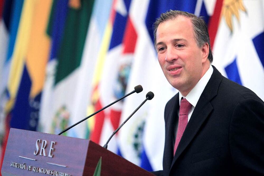 El canciller mexicano dijo sentirse muy alentado por la reacción de rechazo a los comentarios de Trump (ARCHIVO EL UNIVERSAL)
