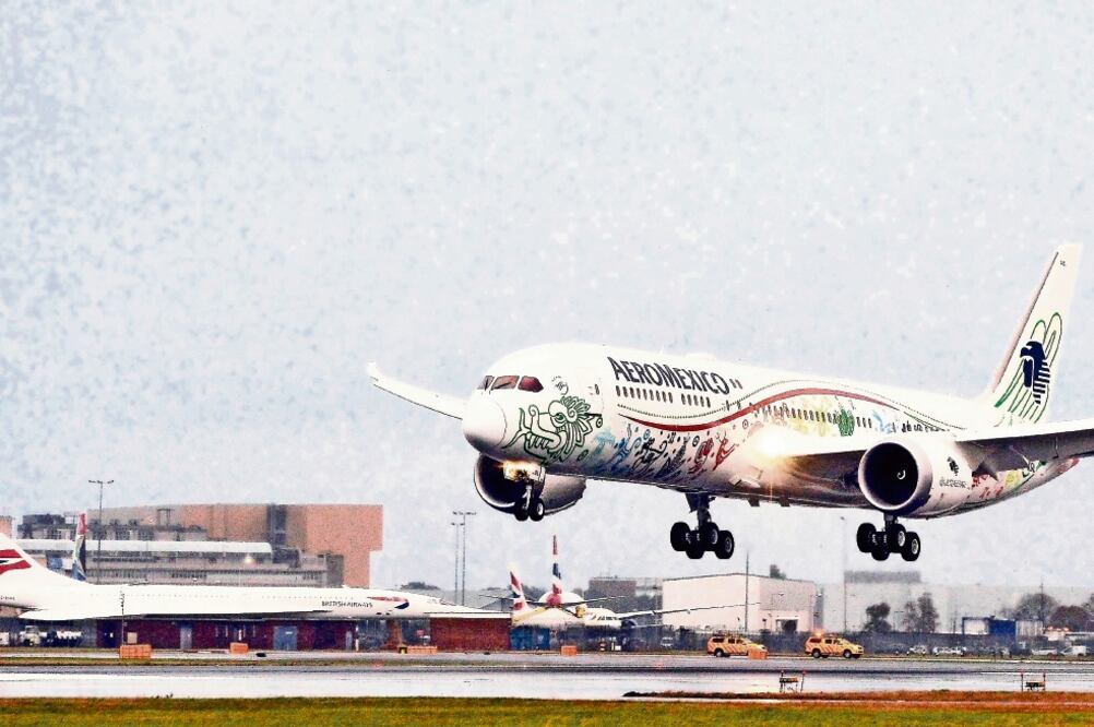 Con el reporte del segundo trimestre de este año, Aeroméxico acumula 33 periodos con resultados de operación positivos. (ARCHIVO EL UNIVERSAL)