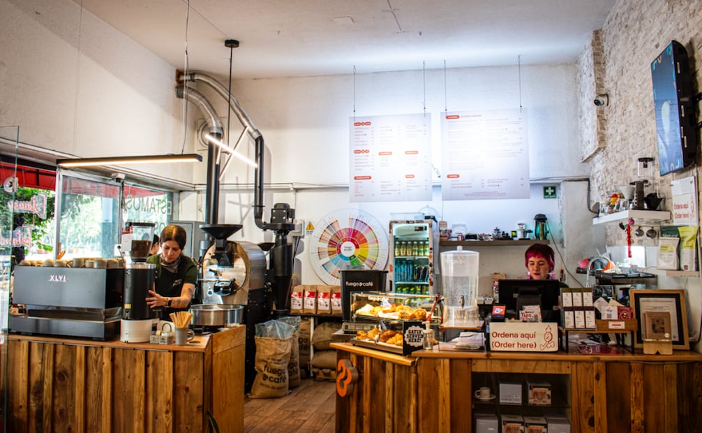 Fuego & Café cuenta con un equipo de baristas para orientar al consumidor. Foto: Cortesía Fuego & Café