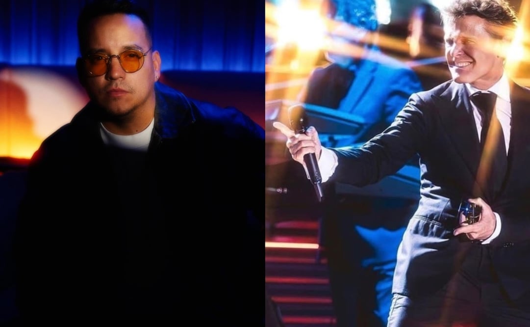 Luis Miguel y Pablo, músico de Matisse. Foto: Instagram oficial de los famosos.