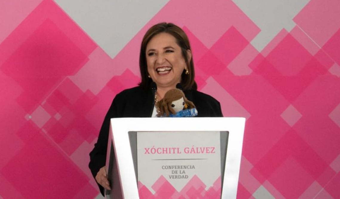 Diversos actores políticos le han enviado mensajes de felicitación a Xóchitl Gálvez. Foto: Abril Angulo/EL UNIVERSAL