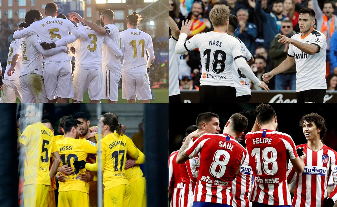 Real Madrid, Valencia, Barcelona y Atlético de Madrid disputarán este novedoso formato. Foto: Especial y AFP
