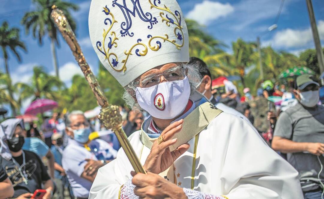El cardenal de Nicaragua, Lepoldo Brenes, en Managua. La Iglesia pidió a los fieles ser precavidos. Foto: Achivo AP.