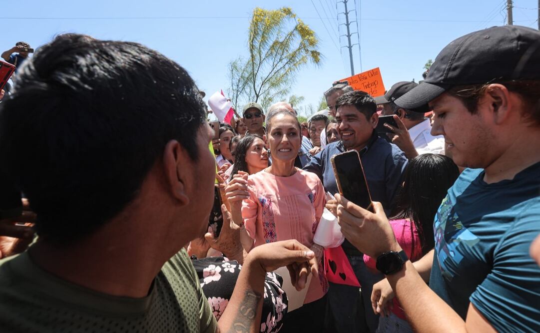 Claudia Sheinbaum acudió a Reynosa, Tamaulipas, para apoyar a las personas damnificadas por las inundaciones. Foto: Gabriel Pano/EL UNIVERSAL