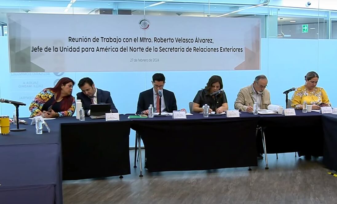 El jefe de la Unidad para América del Norte de la Secretaría de Relaciones Exteriores, Roberto Velasco, aseguró que hay sectores de Estados Unidos que buscan tener una mayor injerencia en México a través de ataques a la figura del presidente Andrés Manuel López Obrador. Foto: especial