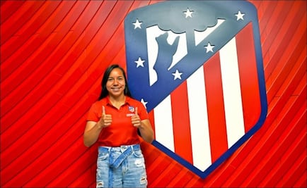  Charlyn Corral quiere ganarse a la afición del Atlético de Madrid