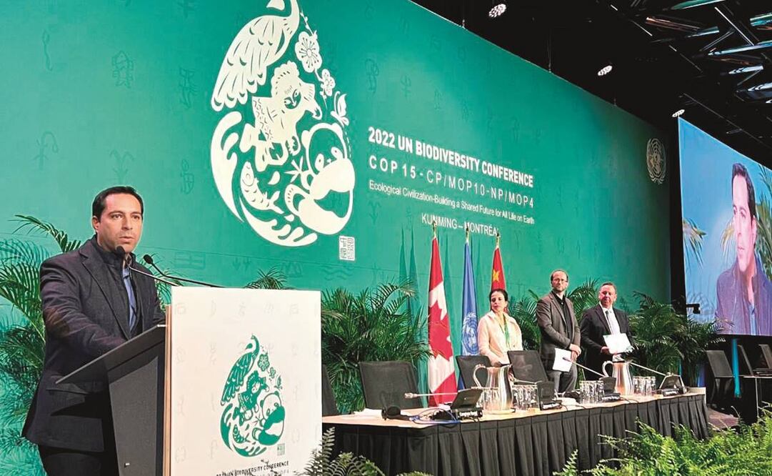 Mauricio Vila Dosal participó en la COP15 del Convenio de las Naciones Unidas sobre la Diversidad Biológica. Foto: Especial