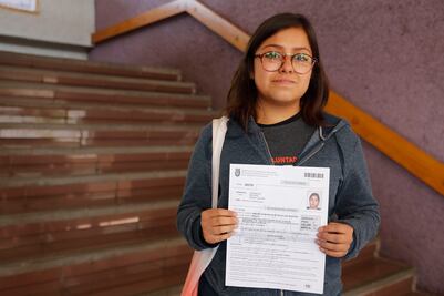 Diana terminó el examen del IPN con tiempo; pudo dar una segunda revisión