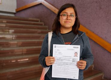 Diana terminó el examen del IPN con tiempo; pudo dar una segunda revisión