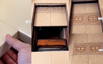VIDEO: Compra nueva casa, descubre botón a cuarto escondido y el resultado se viraliza en TikTok