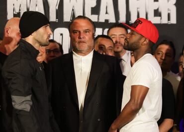 Floyd Mayweather Jr y John Gotti III pelearán con 10 kilos de diferencia