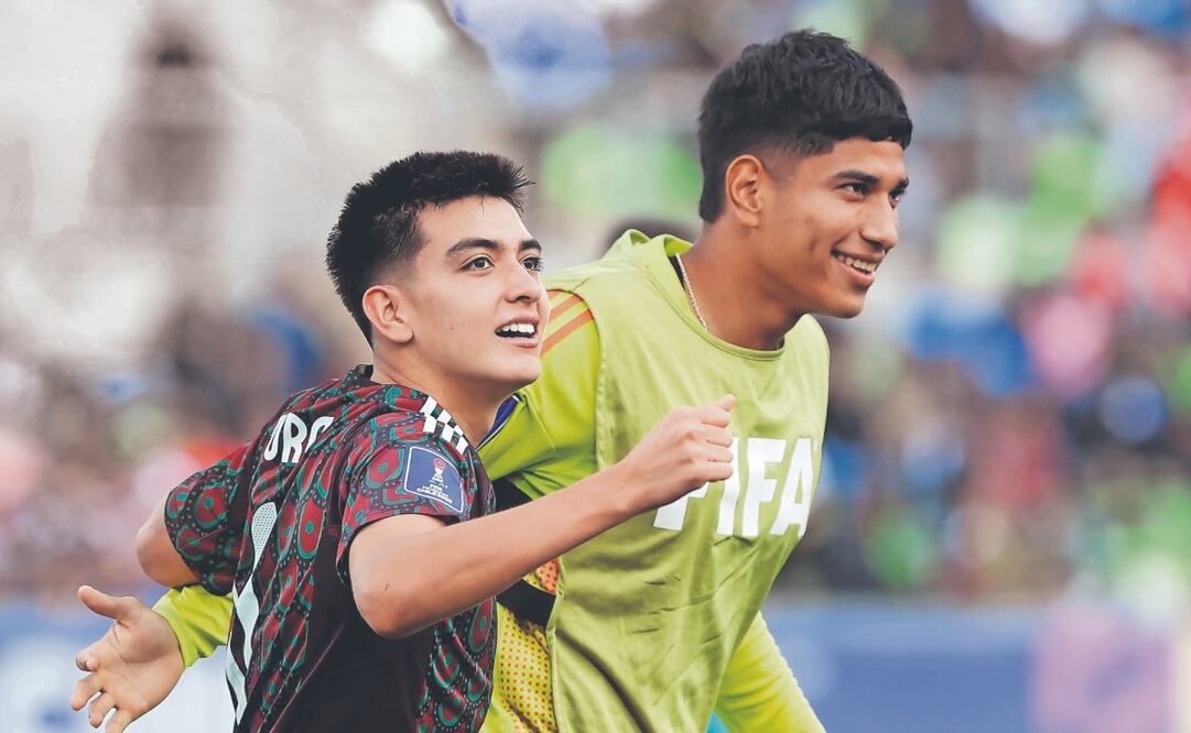 Gilberto Mora firma el gol con el que el Tricolor gana y avanza a octavos en el Mundial Sub-20. Foto: de Raul BRAVO. afp